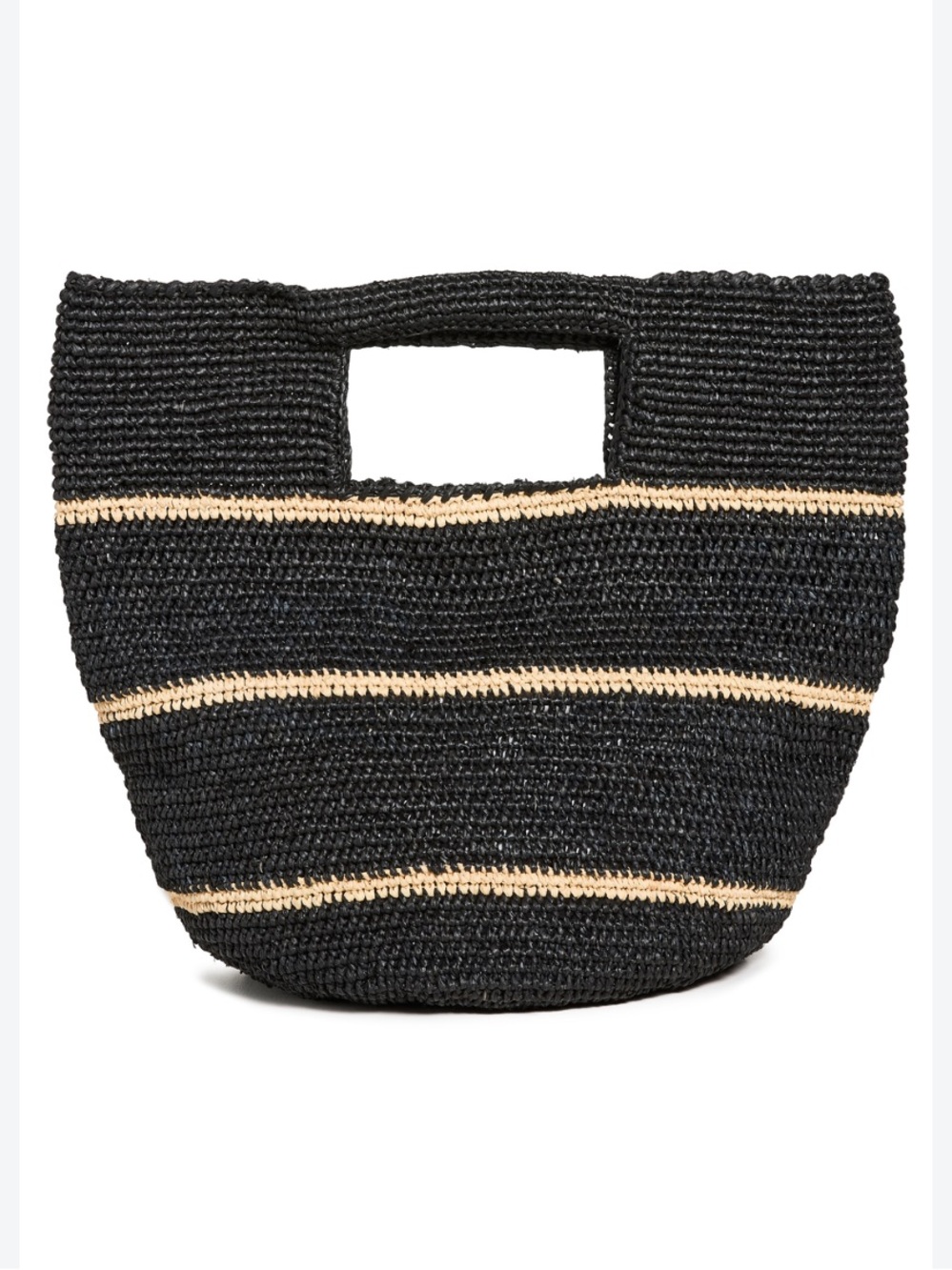Mar y sol - Black & Natural Camden Tote